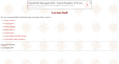 Desktop Screenshot of latvianstuff.com